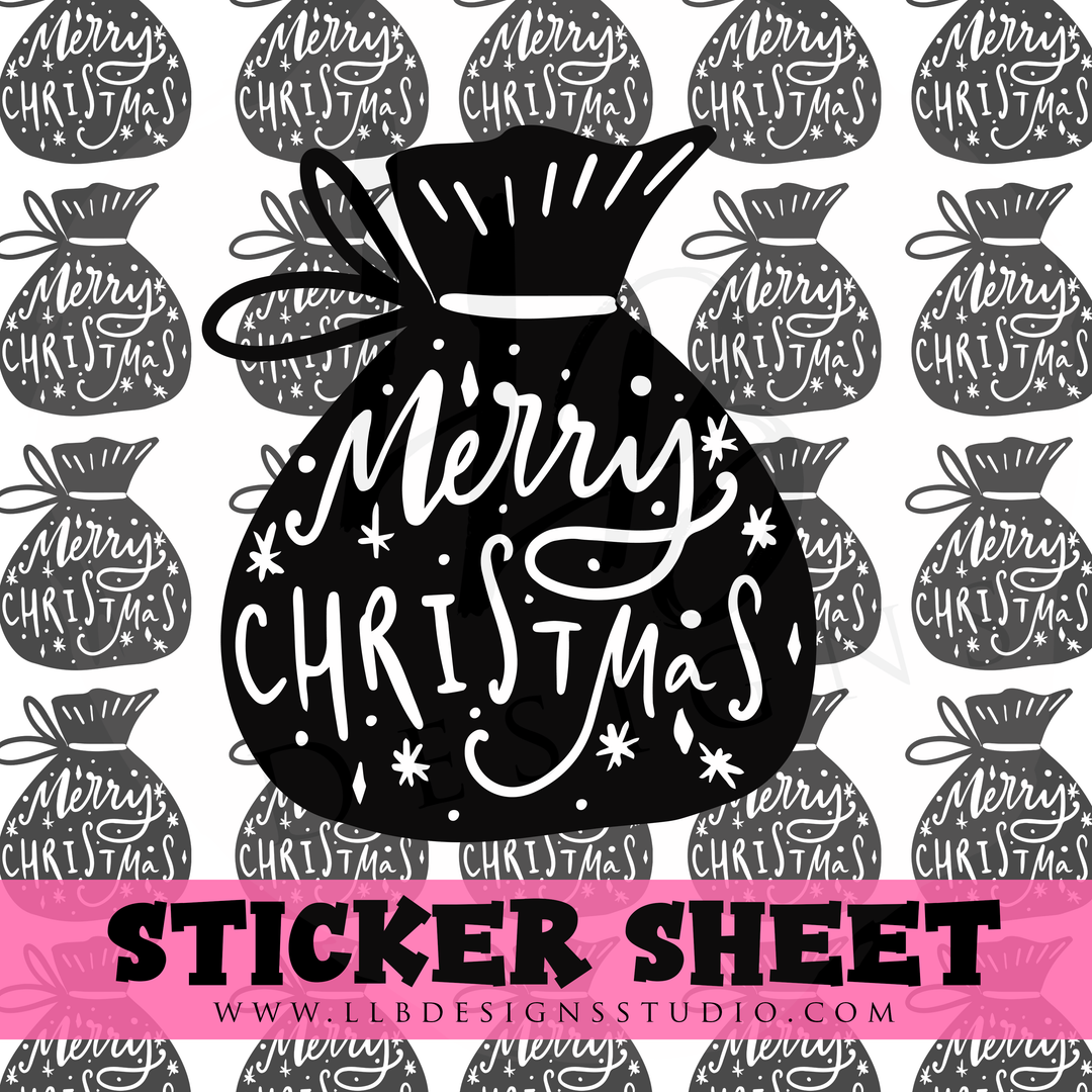 Foil - Christmas Bag - Merry Christmas - MADE TO ORDER