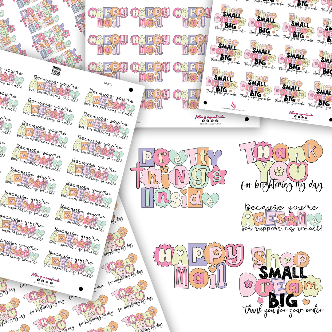 Packaging Sticker Sets