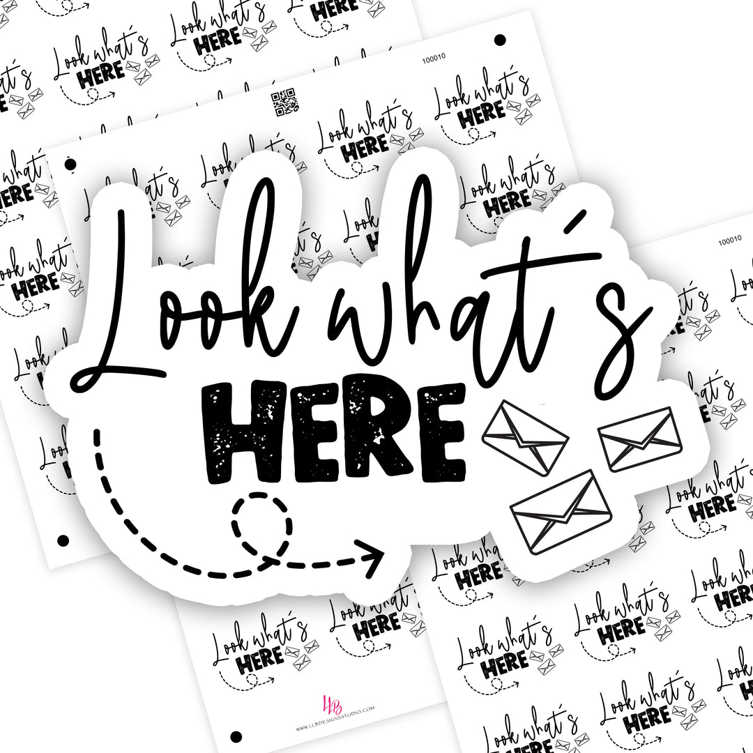 Look What's Inside, Small Shop Stickers , Sticker #: S0676, Ready To Ship