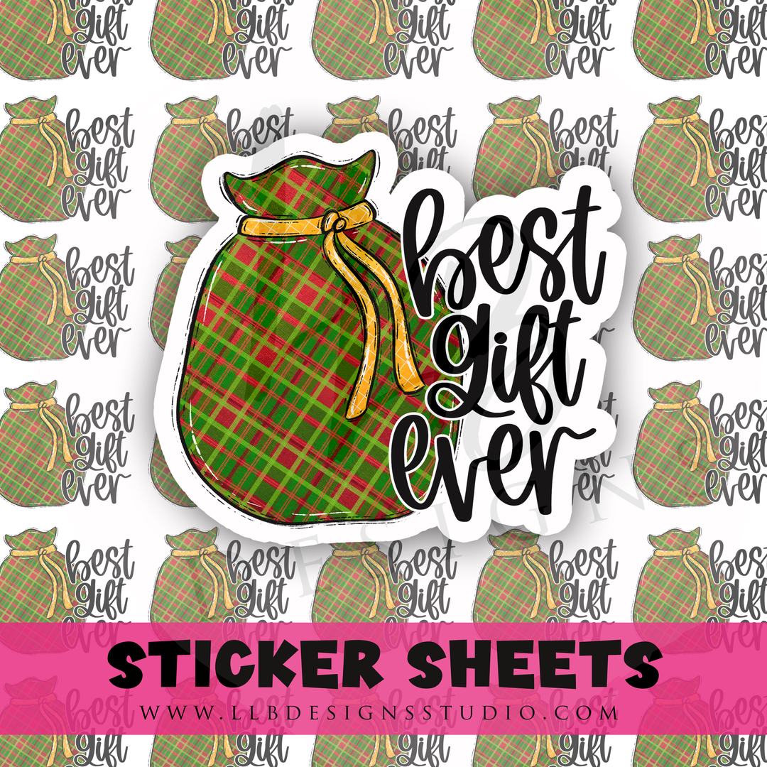 Best Gift Ever | Packaging Stickers | Business Branding | Small Shop Stickers | Sticker #: S0504 | Ready To Ship