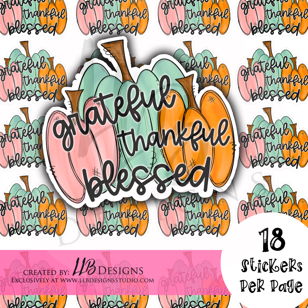 Pink & Teal Pumpkins TBG |  Packaging Stickers | Business Branding | Small Shop Stickers | Sticker #: S0203  Ready To Ship