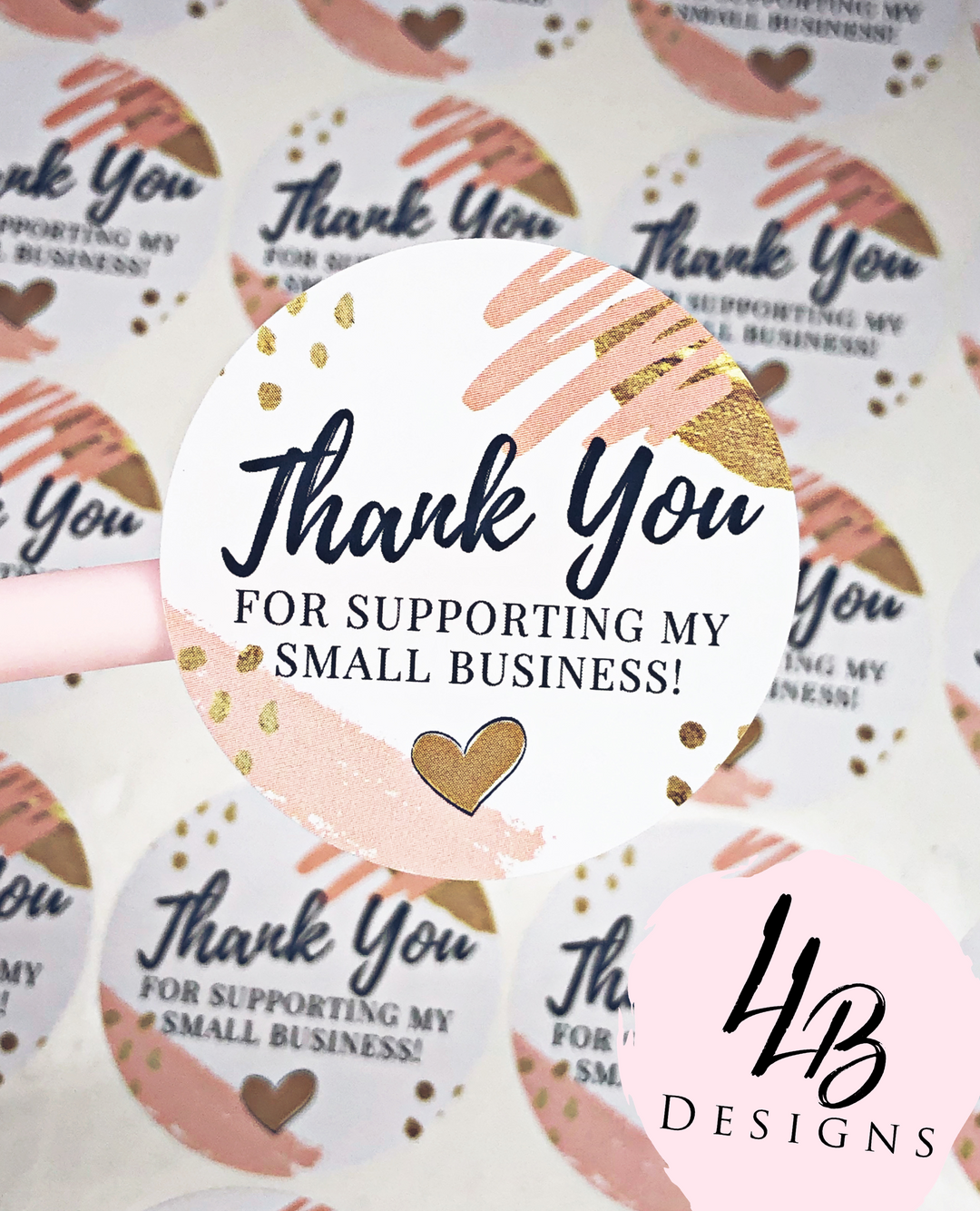 Fall Sparkle - Thank You For Supporting Small | Packaging Stickers | Business Branding | Small Shop Stickers | Sticker #: S0010 | Ready To Ship