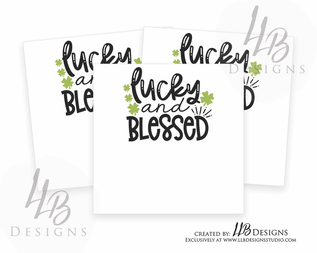HAIR TIE CARDS ONLY!  | Lucky and Blessed | 10 or 25  Cards |