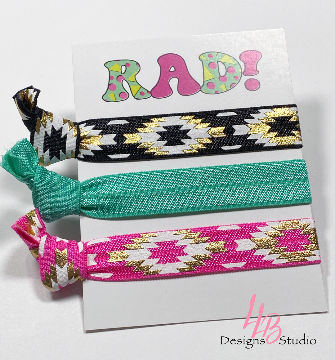 RAD Theme Hair Ties+ Cards | Trio Packs