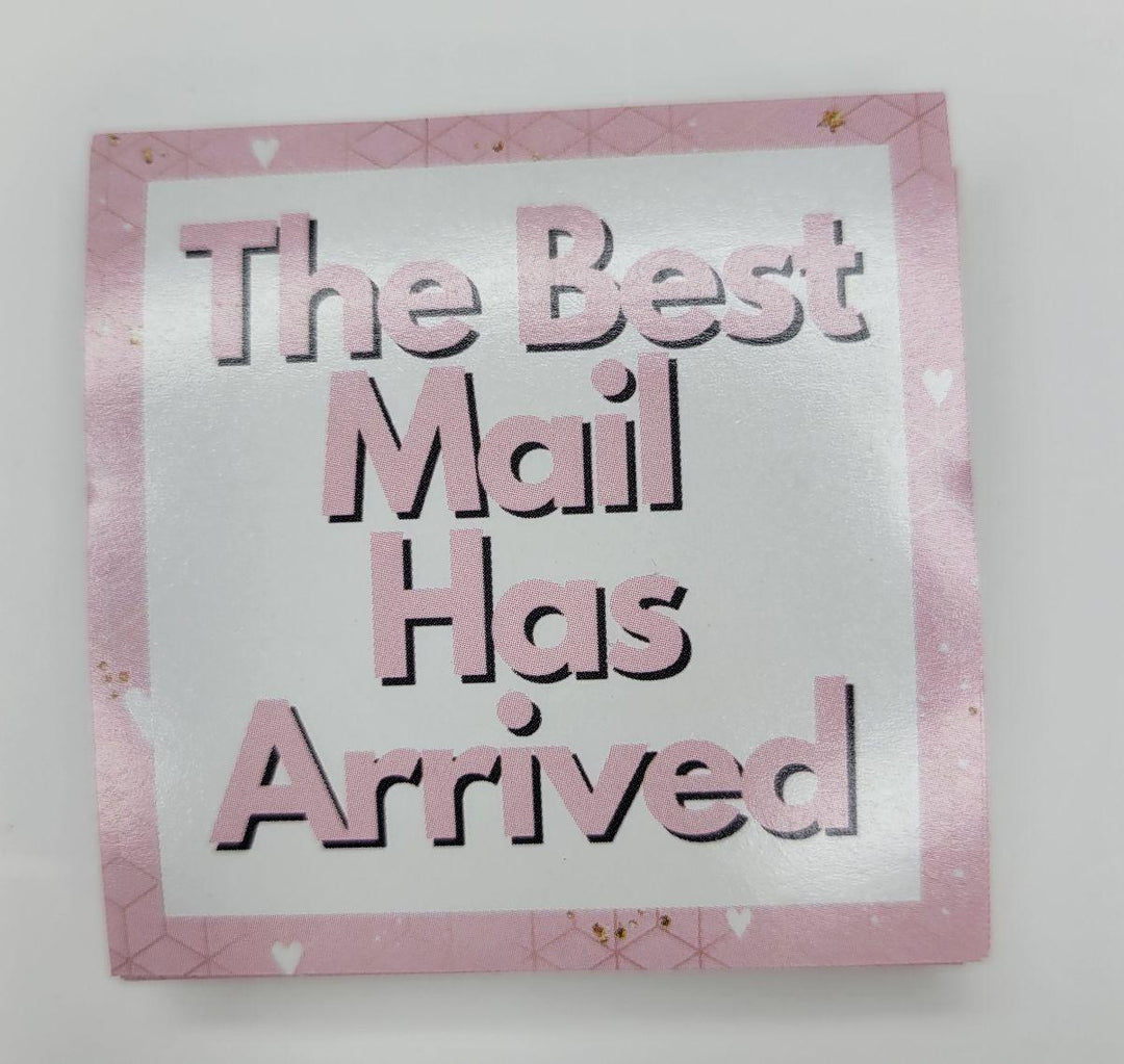 The Best Mail Has Arrived | Peel Back Matte Laminate Stickers | Thank You Stickers